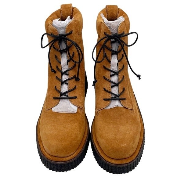 NWT Rag & Bone Sloane Boot Lace-Up Boots Cinnamon Brown Suede Size 8 New In Box - Picture 10 of 16